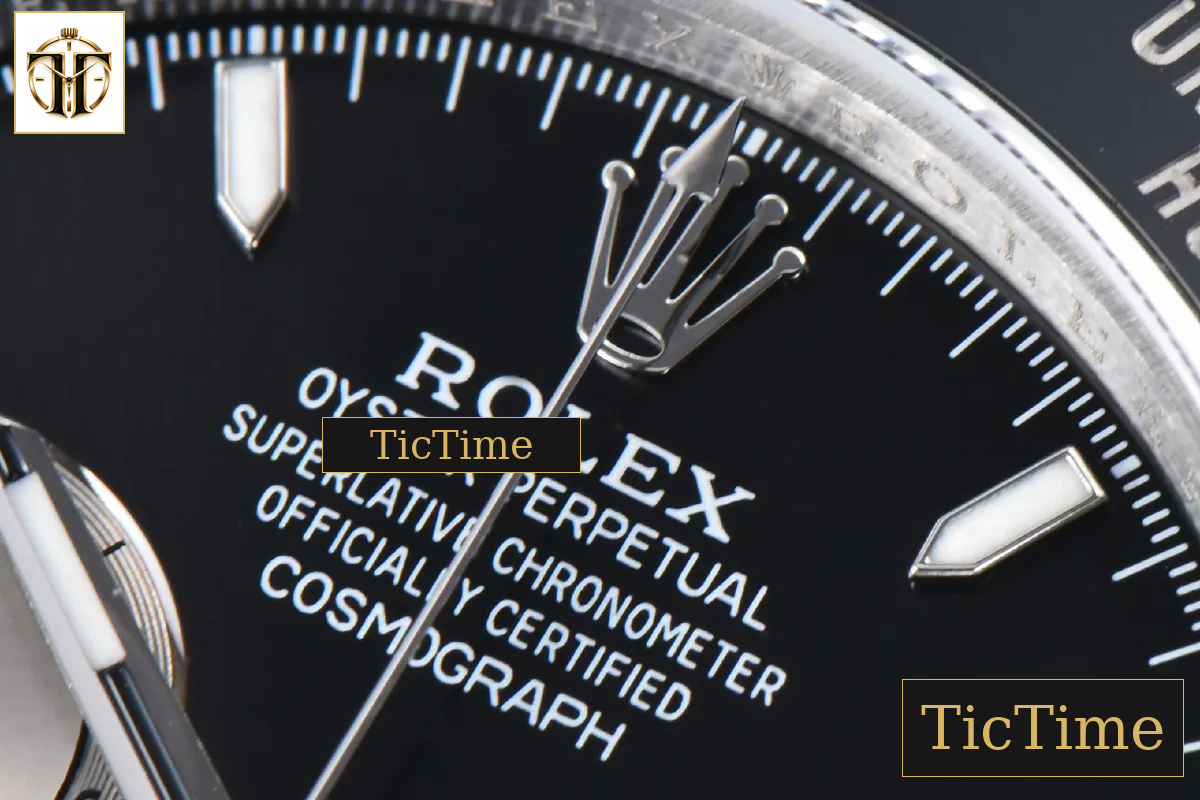 Daytona 126519 40mm BPF SS Black Dial Sliver Subdial Black Oysterflex Strap SH4131 — foto 5