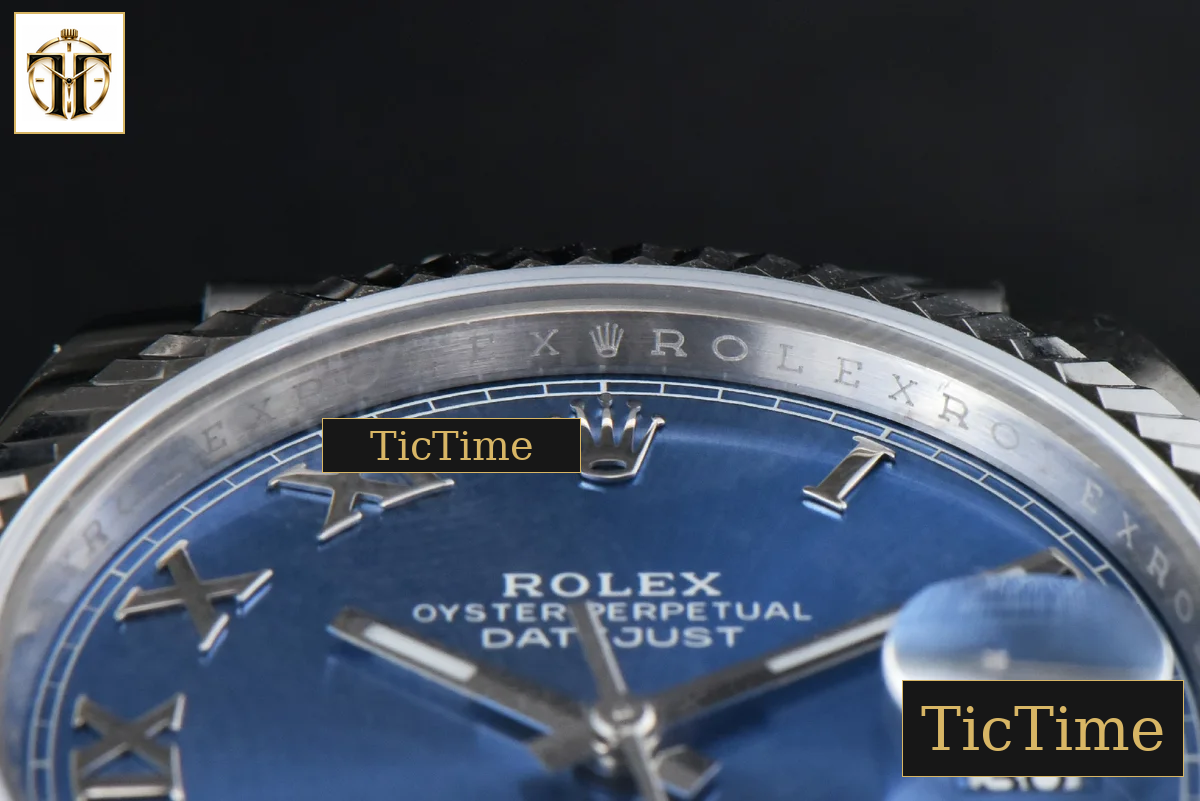 DateJust 126334 41mm ZF Blue Dial Roma Marker Jubilee Bracelet 2824 — foto 13