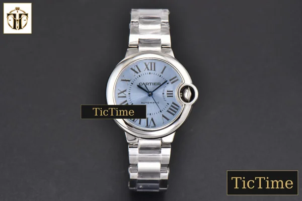 Foto frontal — Ballon Bleu 33mm AF Ice Blue Dial SS Bracelet A1853