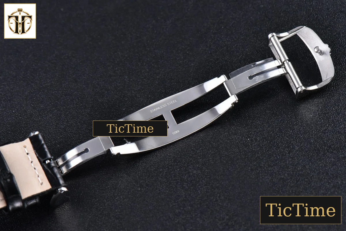 Master Ultra Thin Réserve de Marche 1378420 39mm ZF Silver Dial Black Leather Strap A938 — foto 15