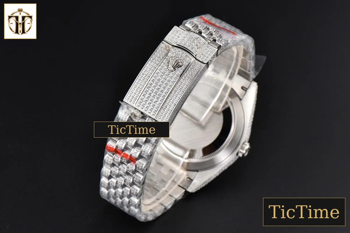 Datejust Full 41mm GMF Diamond White Dial Jubilee Bracelet A2824 — foto 34
