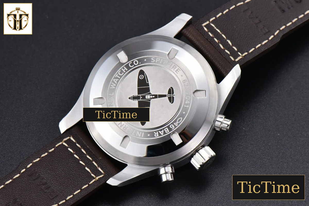 Pilot Chrono IW387903 41mm ZF Black Dial Brown Leather Strap A7750 — foto 24