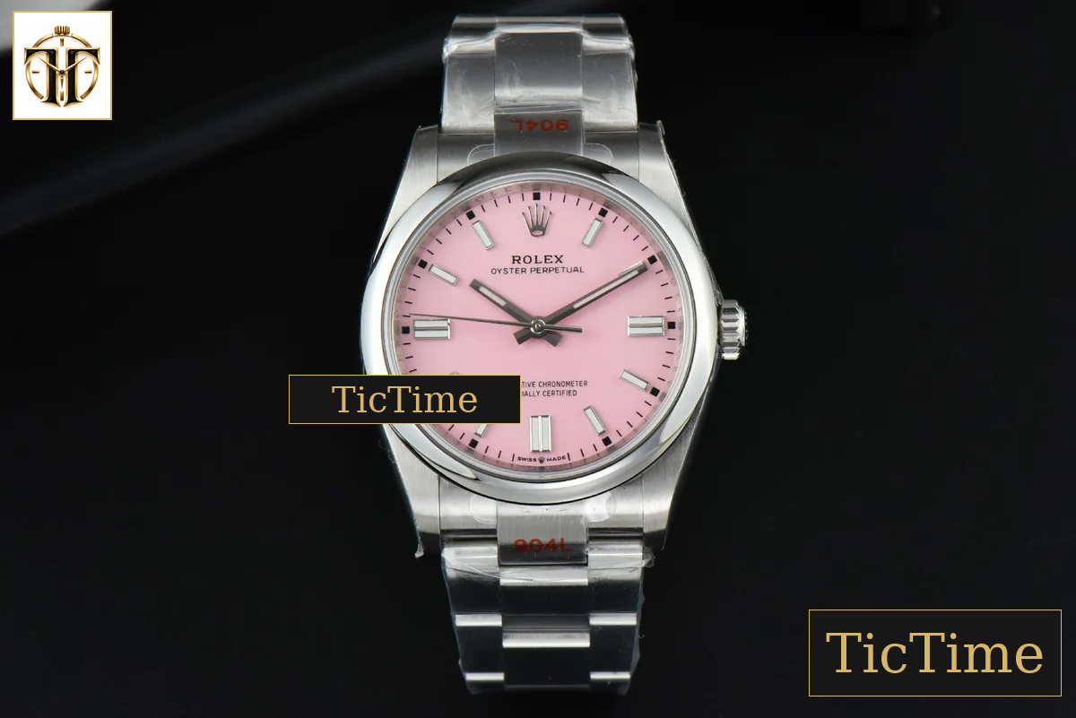 Oyster Perpetual 126000 36mm EWF Pink Dial SS Bracelet A3230 — foto 3