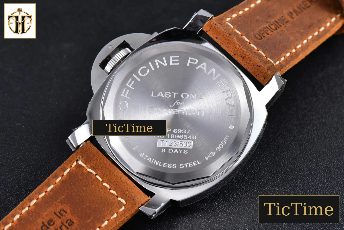 Luminor Marina PAM911 44mm Noob Green Dial Brown Leather Strap A6497 — foto 17