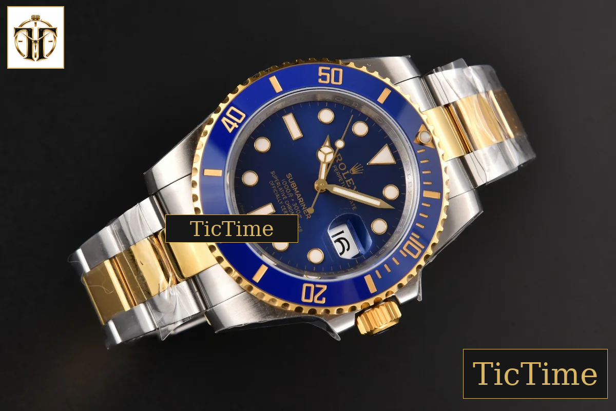 Submariner LB 904L 116613 King Factory YG/SS Blue Ceramic Blue Dial SS Bracelet VR3135 — foto 16
