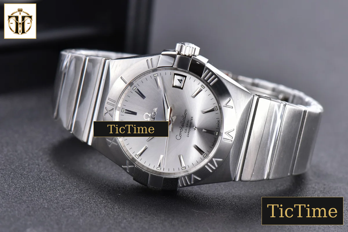 Constellation 38mm VSF SS Silver Dial Stick Markers SS Bracelet A8500 — foto 14