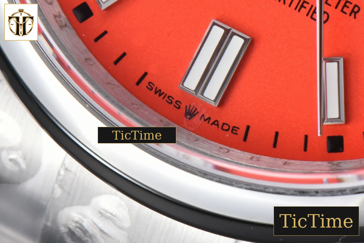 Oyster Perpetual 904L 126000 36mm GMF Red Dial SS Bracelet VR3230 — foto 9