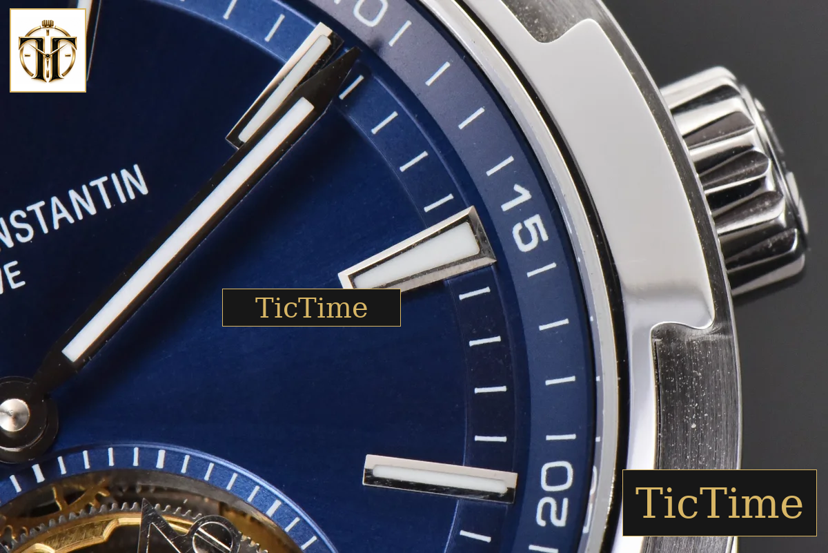 Overseas Tourbillon 6000V 42.5mm BBRF Blue Dial Blue Rubber Strap Tourb — foto 9