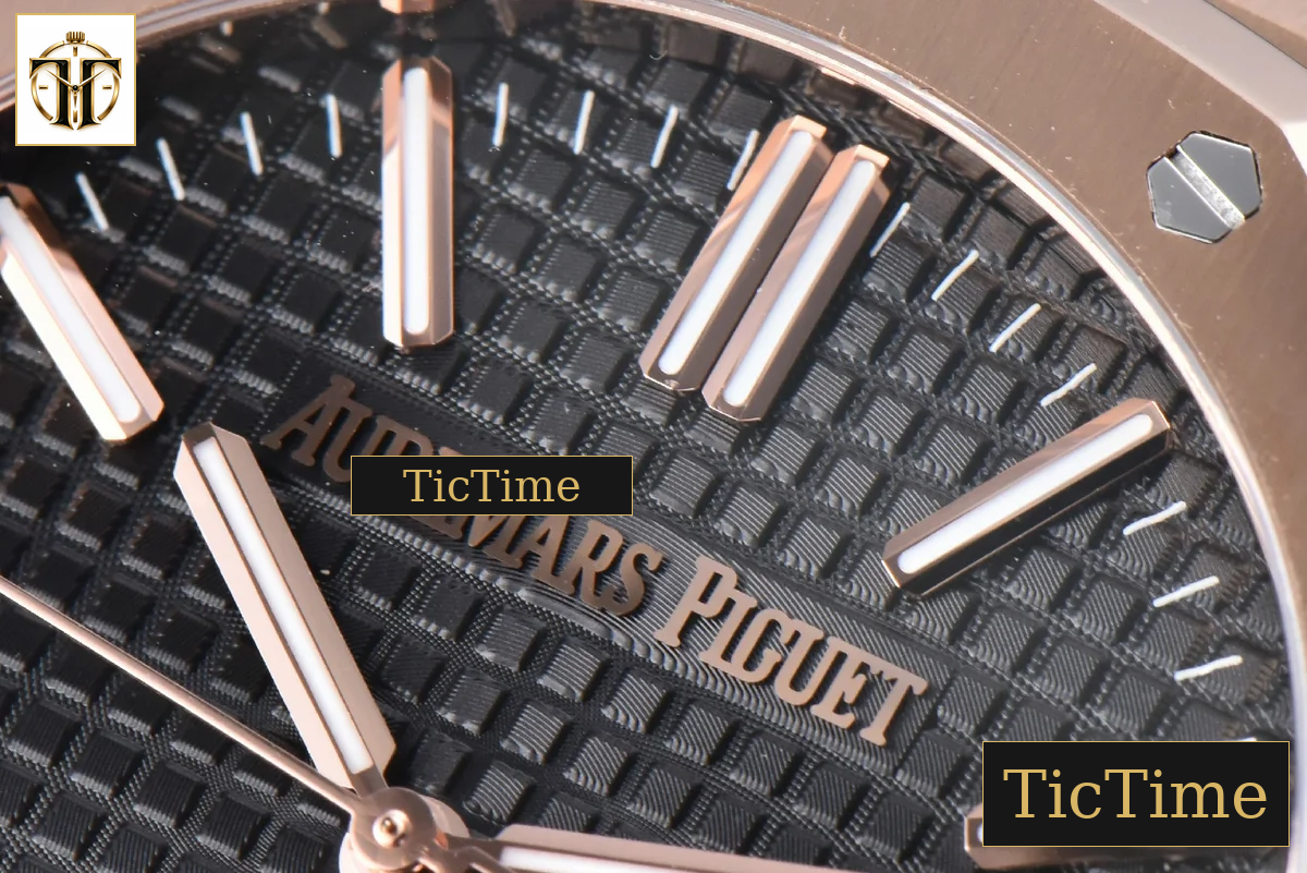 Royal Oak “50th Anniversary” 15510 41mm APSF RG Black Dial RG Bracelet V2 Free Sprung SA4302 — foto 9