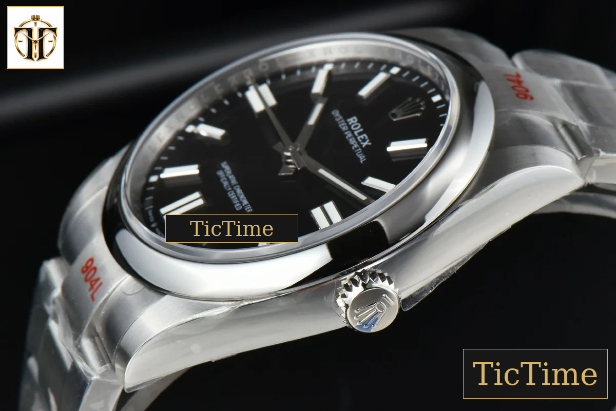Oyster Perpetual 124300 41mm EWF Black Dial SS Bracelet A3230 — foto 10
