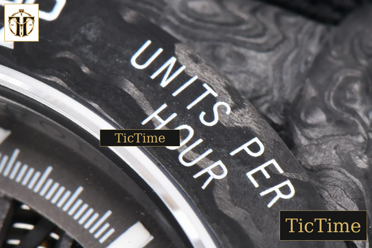 Daytona Montoya Carbon Fiber 40mm DIWF Skeleton Dial Blue Hand Black Nylon Strap 4130 — foto 15