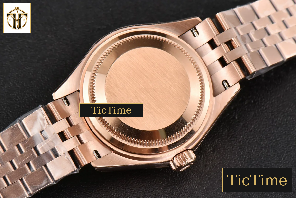 DateJust Ladies 28mm WF RG Diamond White Dial Roma Marker Jubilee Bracelet A2236 — foto 19