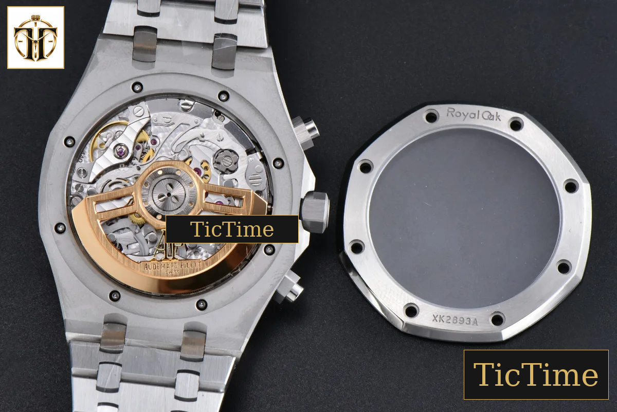 Royal Oak Chronograph 26240 41mm APSF Black Checkered Black Subdial SS Bracelet V1 SH4401 — foto 17