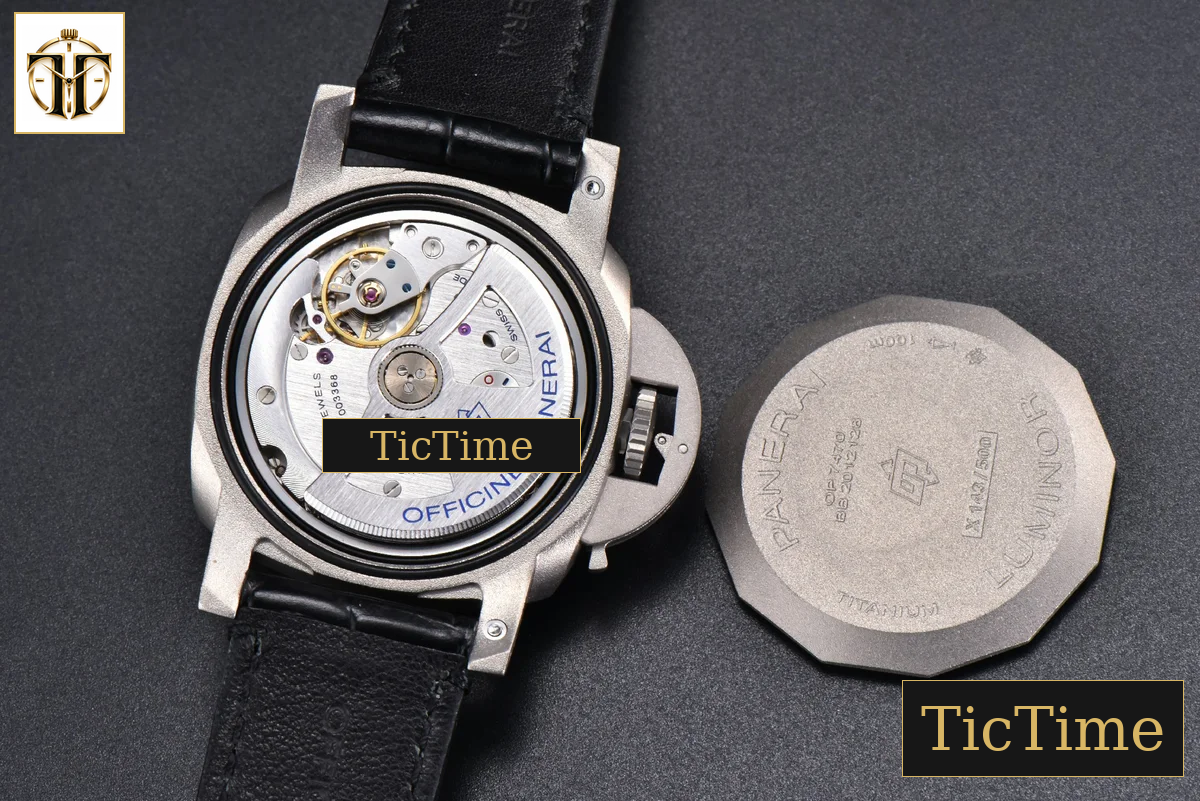 Luminor GMT PAM1279 42mm VSF Titanium Blue Dial Dark Blue Leather Strap P9011 — foto 15