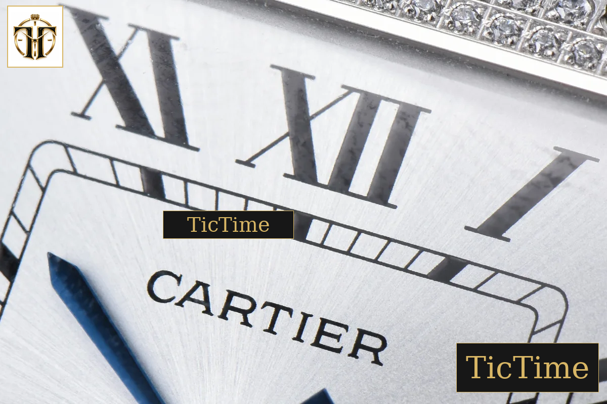 Santos de Cartier XL 40mm AF SS White Dial Diamond Bezel SS Bracelet Miyota 9015 — foto 5