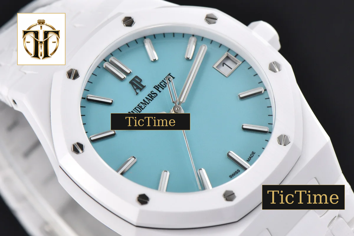 Royal Oak Chrono 26240 41mm APSF White Ceramic Tiffany Dial Bracelet SA4401 — foto 12