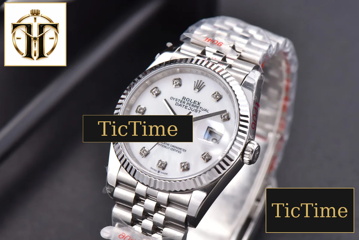 DateJust 36mm GMF SS MOP Dial Diamond Marker Jubilee Bracelet VR3235 — foto 5