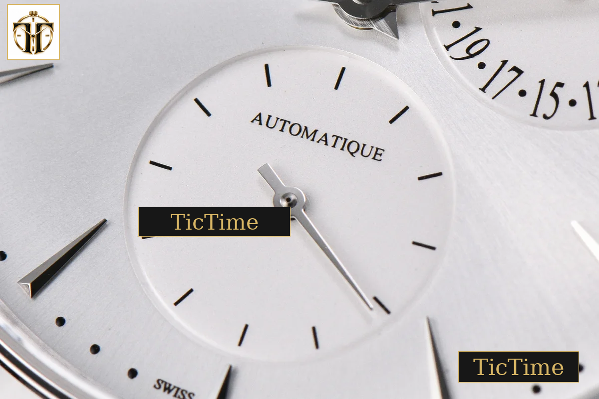 Master Ultra Thin Power Reserve 39mm APSF Silver Dial Black Leather Strap DD938 — foto 8