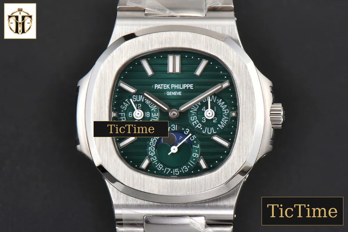 Nautilus 5740 40mm TWF Green Dial SS Bracelet A240 — foto 2