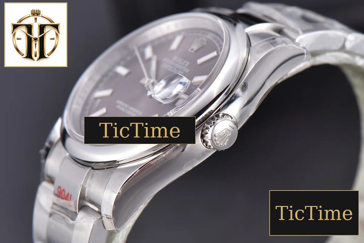 DateJust 36mm GMF SS Smooth Bezel Silver Dial Lume Marker Oyster Bracelet VR3235 — foto 12