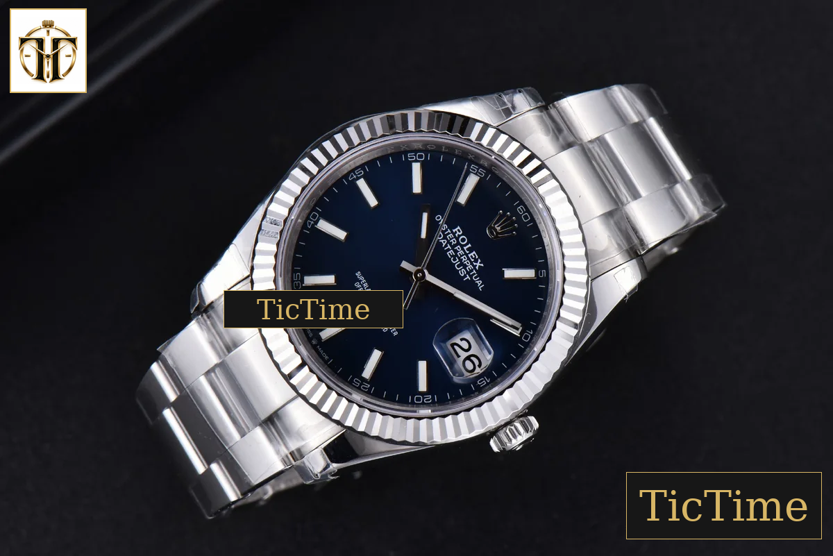 DateJust Fluted Bezel 126334 41mm VSF Blue Dial Oyster Bracelet VS3235 — foto 31