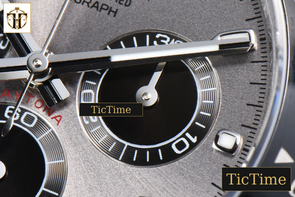 Daytona 116519 40mm APSF SS Gray Dial Ceramic Bezel Lume Marker Oysterflex Strap Tungsten Version SH4130 — foto 8