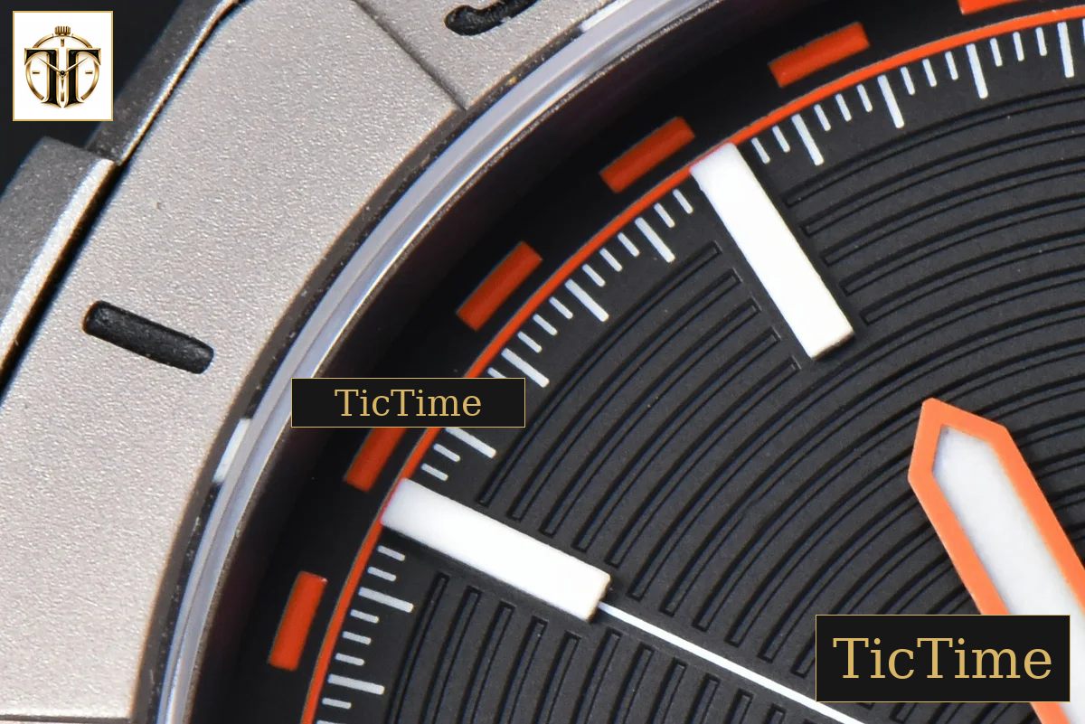 Aquaracer Bamford 43mm OF Black/Orange Dial SS Bracelet — foto 7
