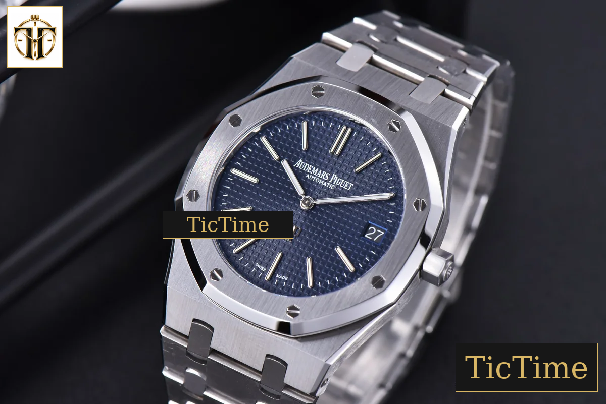 Royal Oak 15202 39mm XF Blue Textured Dial SS Bracelet A2121 — foto 5