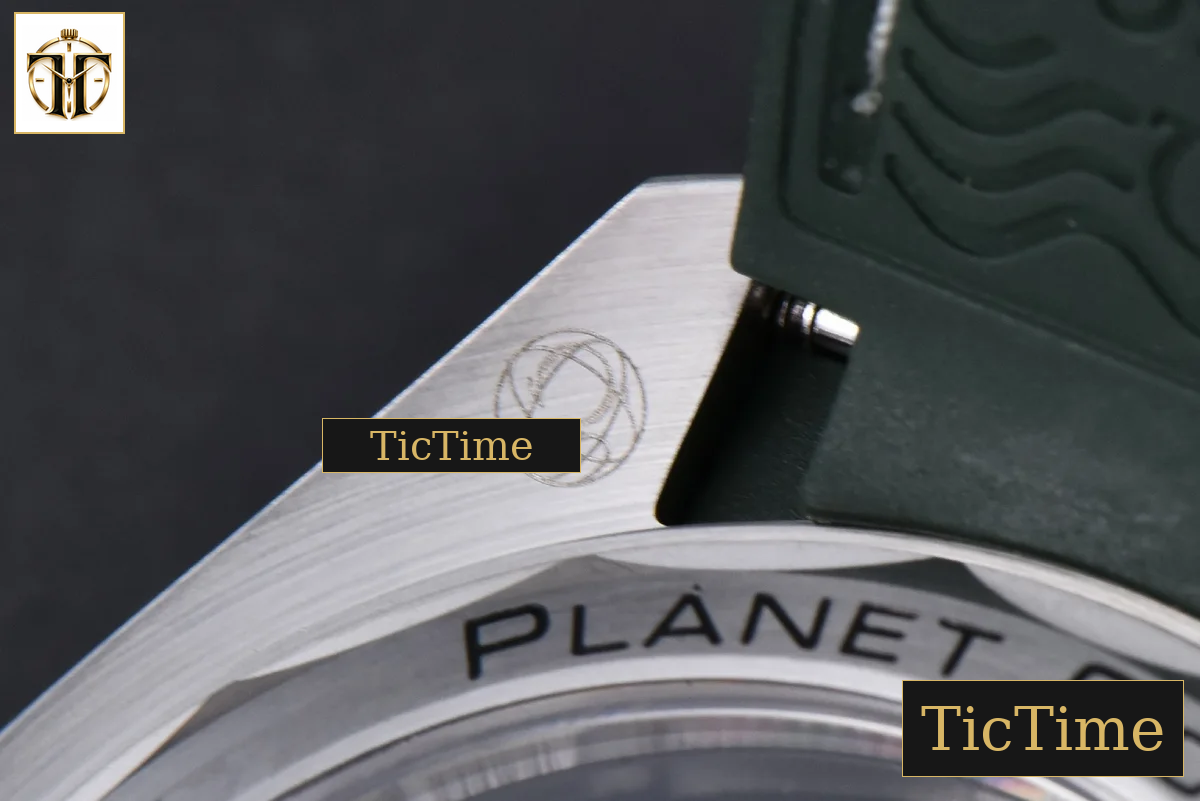 Planet Ocean 43.5mm VSF Green Gray Dial Rubber Strap A8900 — foto 19