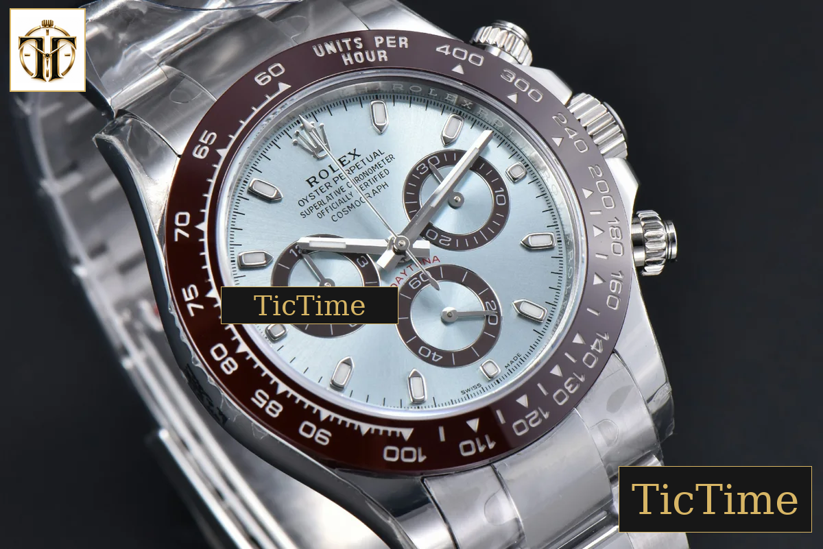 Daytona 116506 40mm APSF SS Ice Blue Dial Ceramic Bezel SS Bracelet SH4130 — foto 15