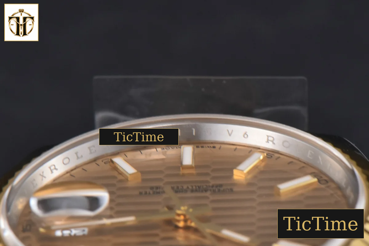 DateJust 126333 41mm Clean Factory YG/SS YG Motif Dial Oyster Bracelet VR3235 — foto 13