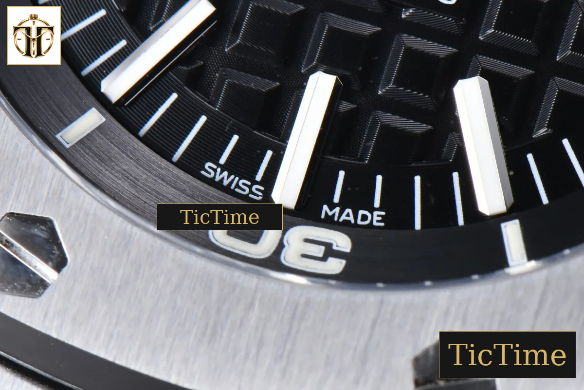 Royal Oak Offshore Diver 15703 42mm ZF Black Dial Black Rubber Strap SA3120 — foto 9