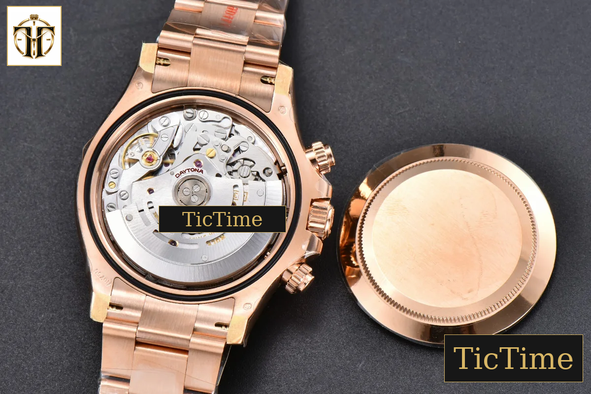Daytona 116505 40mm Clean Factory RG Brown Dial Black Subdials RG Bracelet A4130 — foto 24