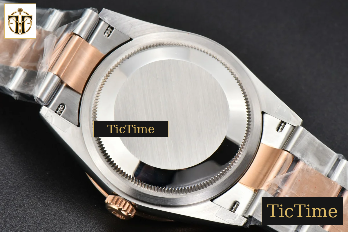 DateJust 36mm BPF RG/SS Fluted Bezel Silver Motif Dial Oyster Bracelet A2824 — foto 25