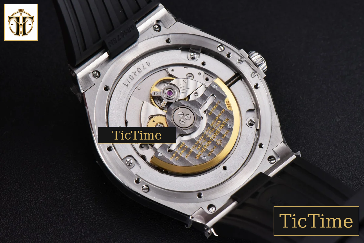Overseas 47040 42mm MKF White Textured Dial Rubber Strap 9015 — foto 19
