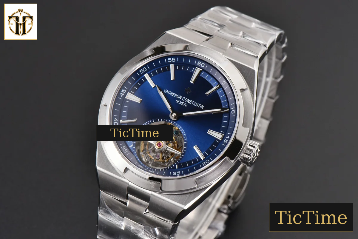 Overseas Tourbillon 6000V 42.5mm BBRF Blue Dial SS Bracelet Tourb — foto 4