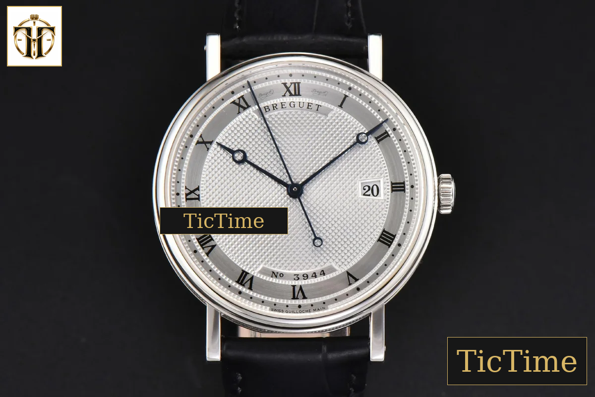 Classique 5177 38mm LTF White Dots Dial Roma Marker Black Leather Strap MY9015 — foto 2