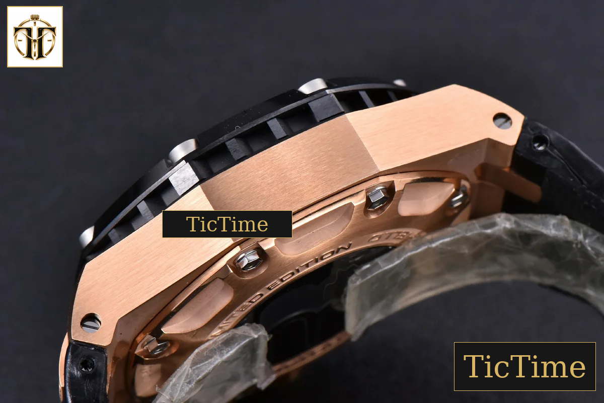 Royal Oak Offshore Ruben Barrichello II 44mm JF RG White Skeleton Dial Black Leather Strap V2 A3126 — foto 16