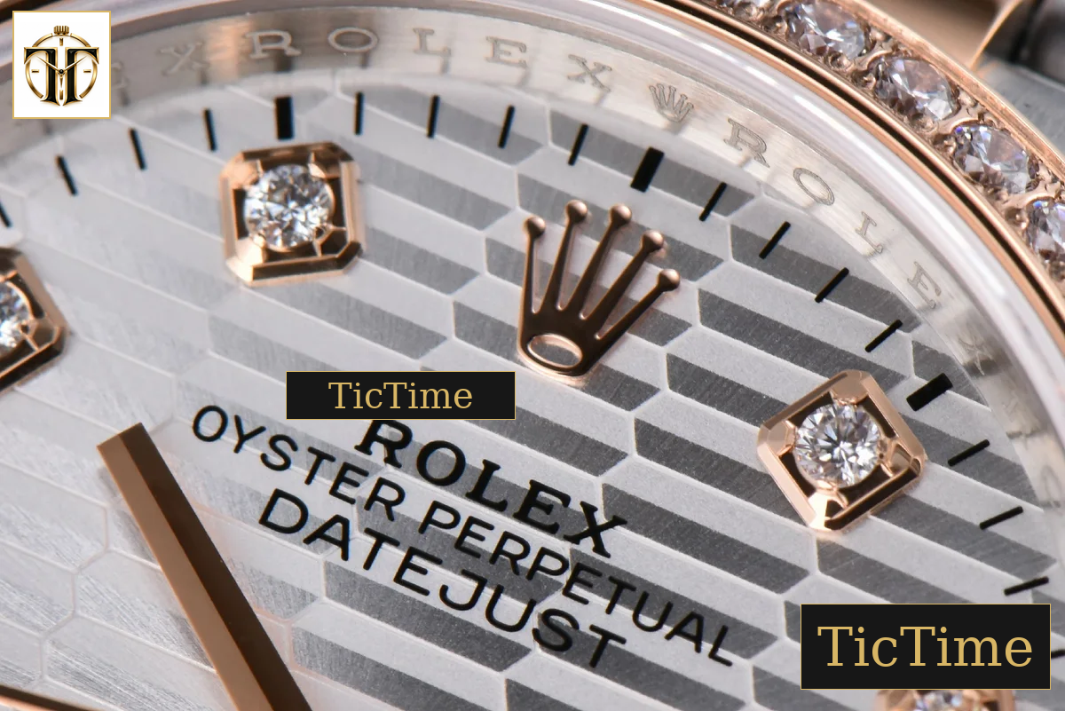 DateJust 126231 36mm VSF RG/SS Diamond Silver Motif Dial Diamond Marker Jubilee Bracelet VS3235 — foto 6