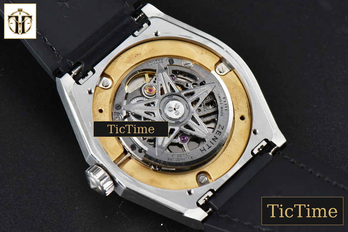Defy Classic 41mm LF Skeleton Blue Dial Blue Gummy Strap A2892 — foto 20