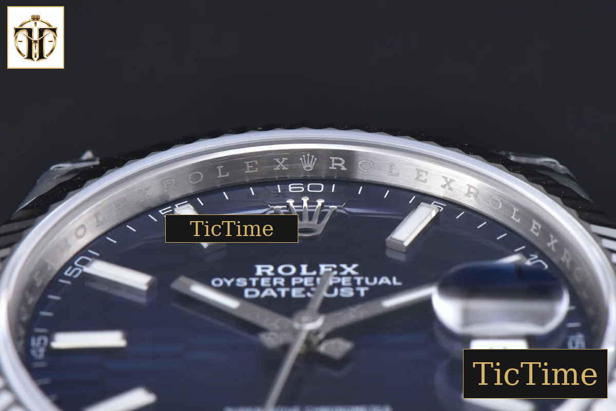 DateJust 41 904L 126334 41mm VSF Blue Motif Dial Jubilee Bracelet VS3235 — foto 11
