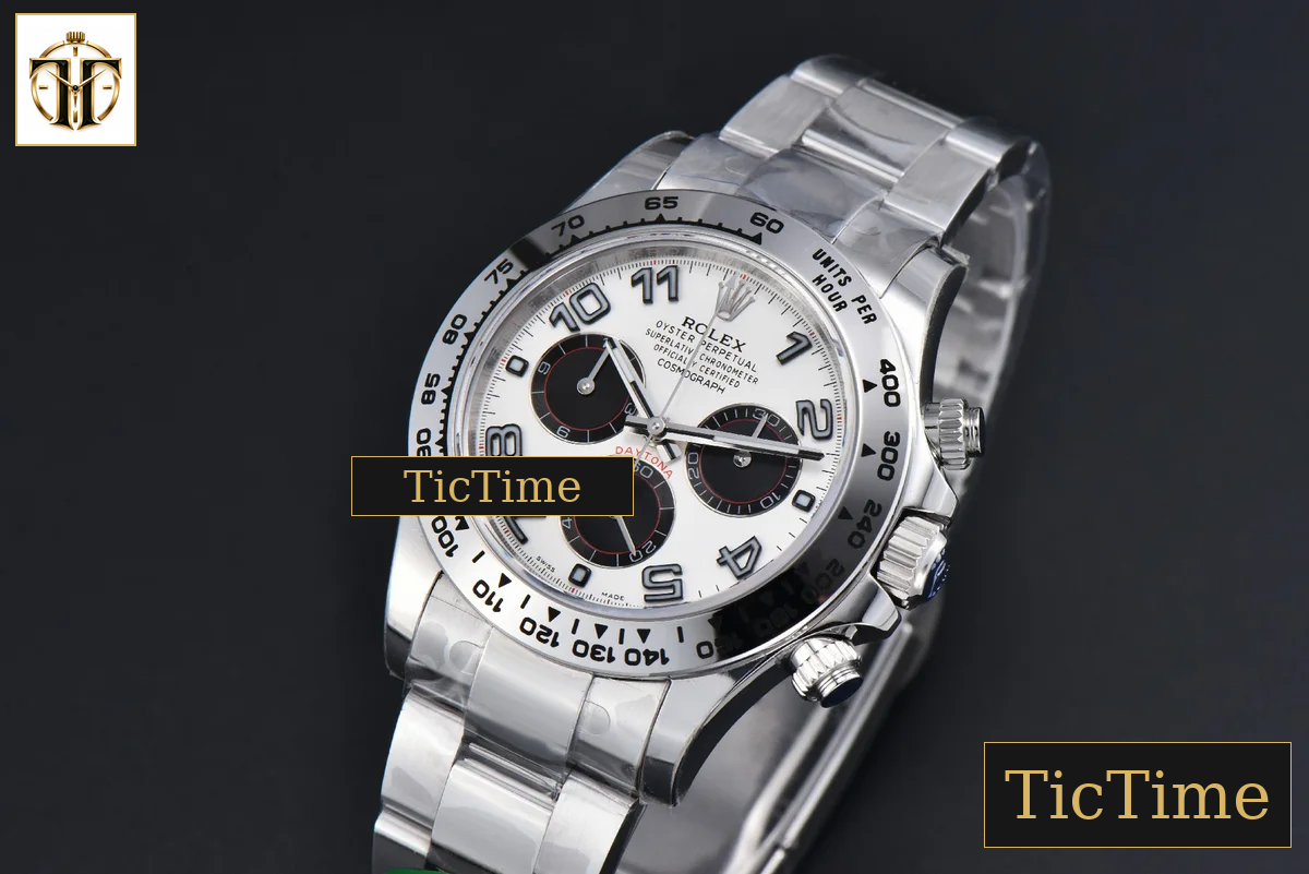 Daytona 116509 APSF SS White Dial Digital Marker SS Bracelet SH4130 — foto 5