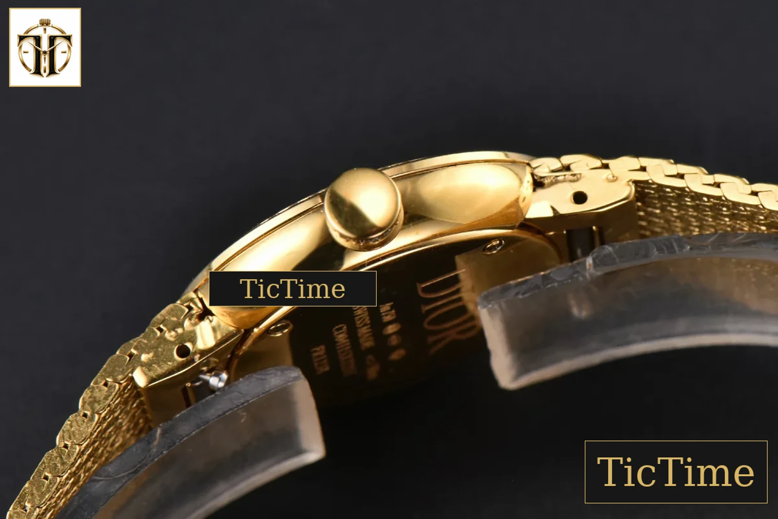 La D My Dior 25mm K11F Diamond Gold Dial Quartz — foto 10