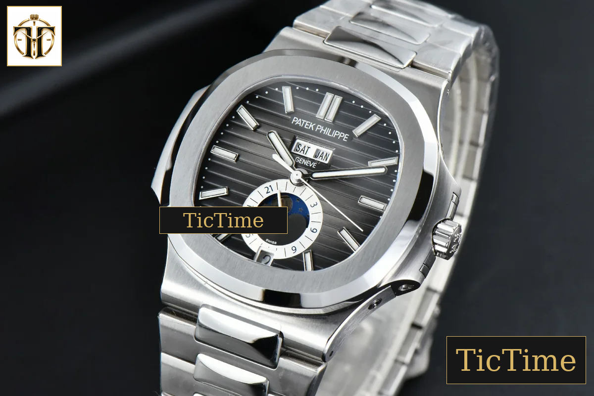Nautilus 5726 40.5mm GRF Gray Dial SS Bracelet A324 — foto 5