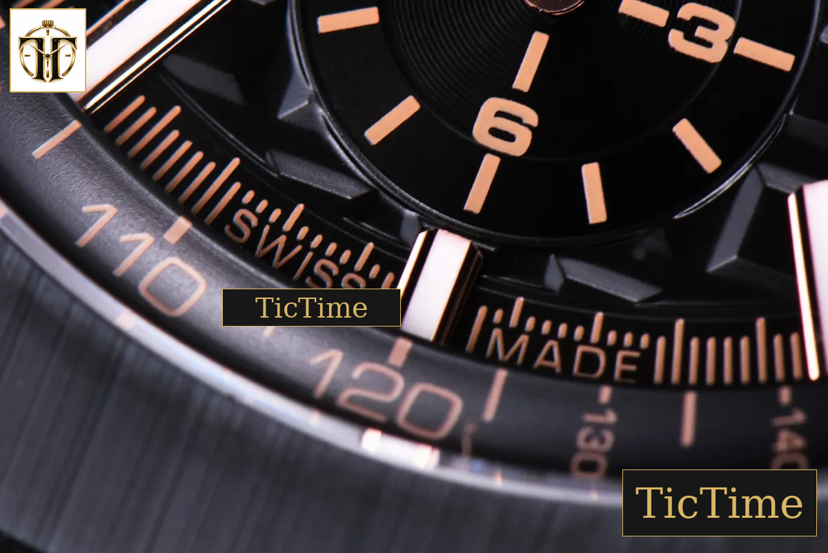 Royal Oak Offshore 26405CE 44mm JF RG Black Dial RG Marker Black Rubber Strap V2 A3126 — foto 7
