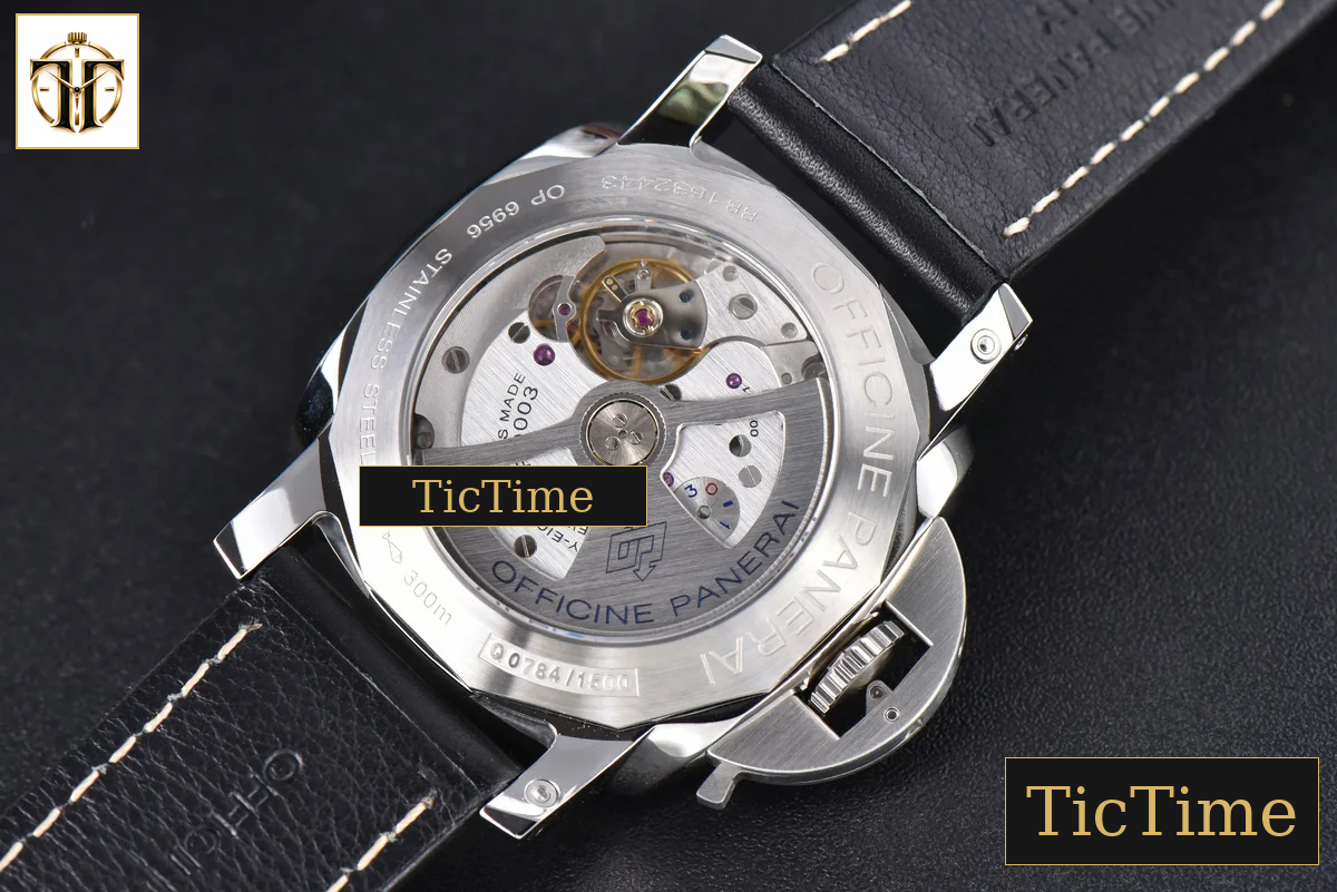 “Q” Luminor GMT PAM531 44mm VSF Black Dial Leather Strap P9003 — foto 17