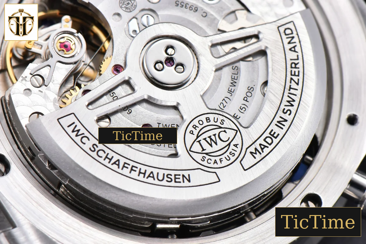 Portuguese Chrono IW371617 ZF White Dial Blue Markers Visible Case SS Bracelet A7750 — foto 25