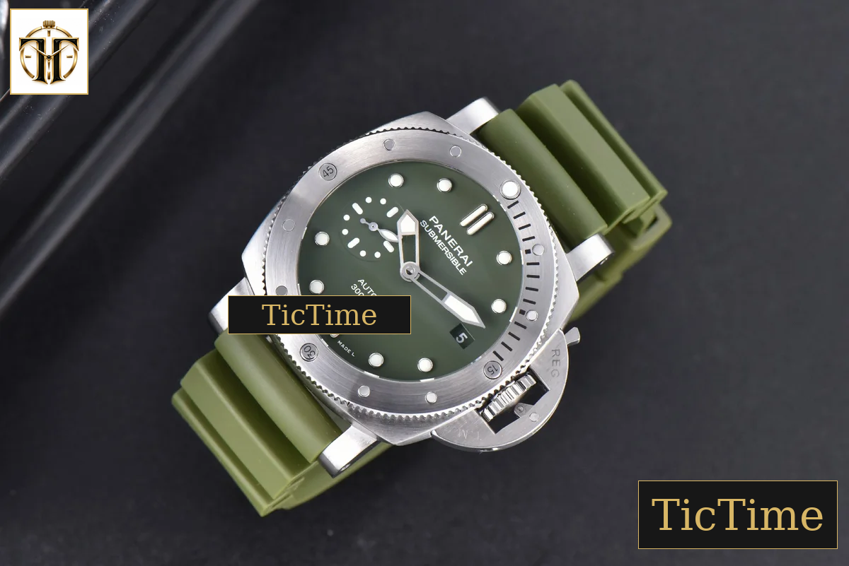 Luminor Submersible PAM1055 42mm VSF Green Rubber Strap P.900 — foto 3