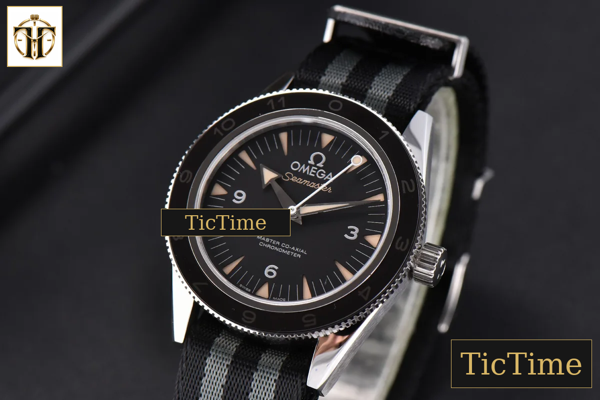 SeaMaster Spectre 007 41mm VSF Black Limited Dial Nylon Strap A8400 — foto 3