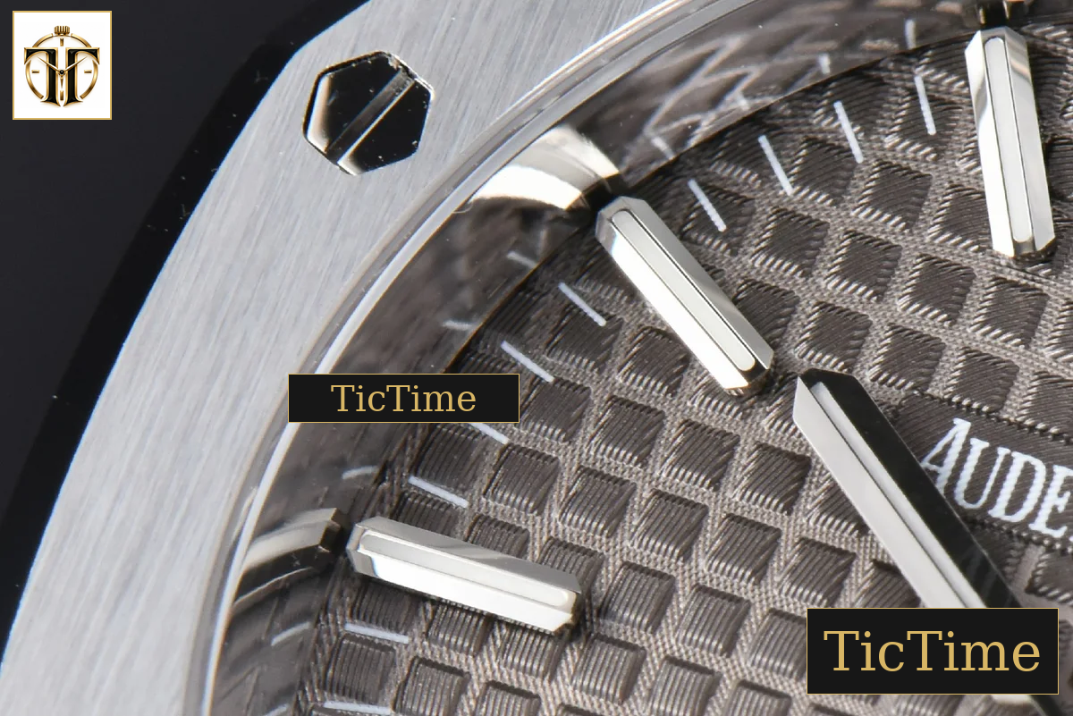 Royal Oak 15450 37mm ZF Gray Textured Dial SS Bracelet SA3120 — foto 5